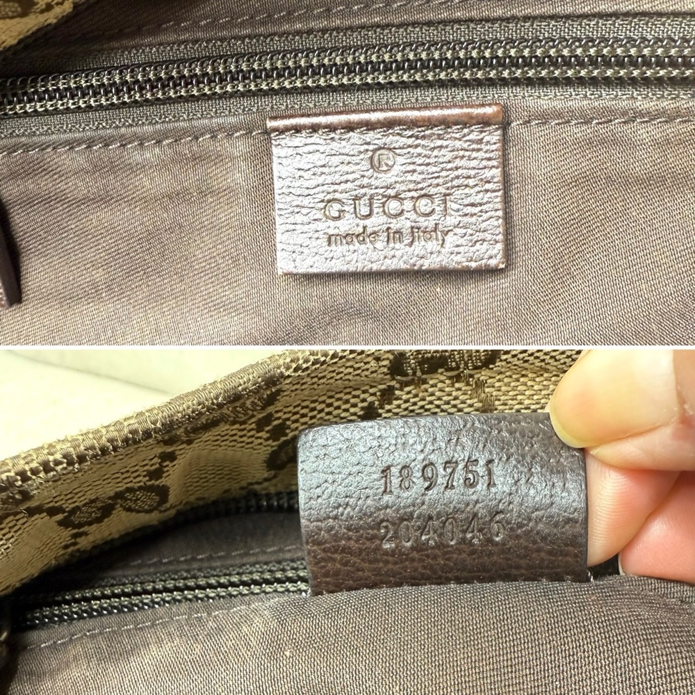 Authentic Gucci unisex messenger bag brown monogram canvas - Picture 15 of 16